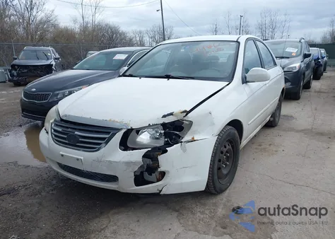 2009 Kia Spectra Ex из США, поврежденный, VIN KNAFE221195654287